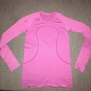 Lululemon tight fit running shirt